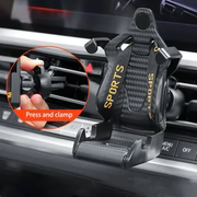 Carbon Fiber Sports Car Seat Phone Holder