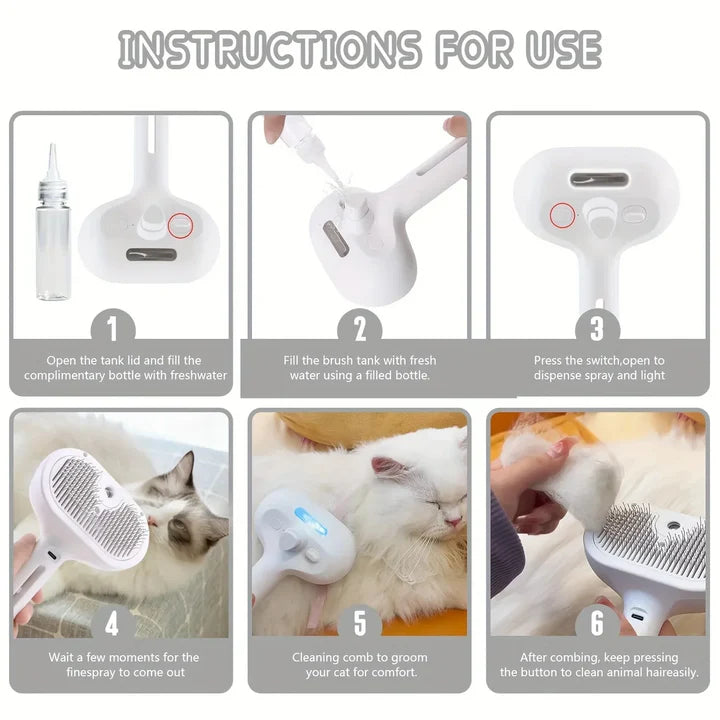 Pet Hair Mist Comb
