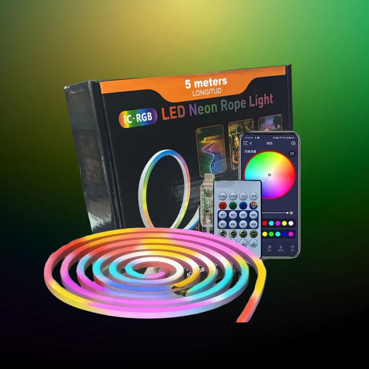 LED Strip Lights Neon Rope Light with Music