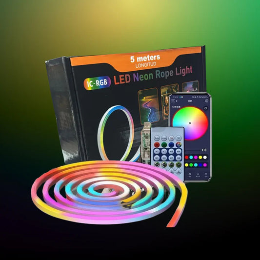 LED Strip Lights Neon Rope Light with Music