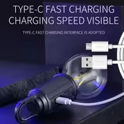 Portable Camping Lamp 600mAh LED with Hanging Portable Lighting Type C Charging Waterproof