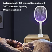USB Rechargeable Electric Mosquito Swatter & Lamp – Fly Zapper