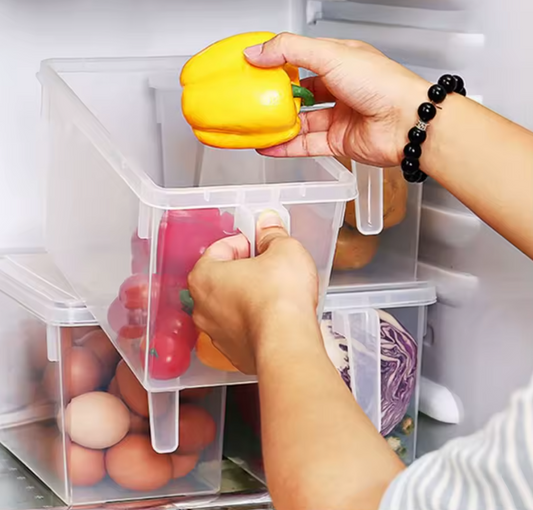 Clear Plastic Kitchen Fridge Holder