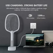 USB Rechargeable Electric Mosquito Swatter & Lamp – Fly Zapper