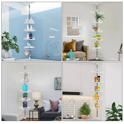 4 Tier Bathroom Corner Shelf