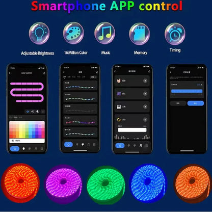 LED Strip Lights Neon Rope Light with Music