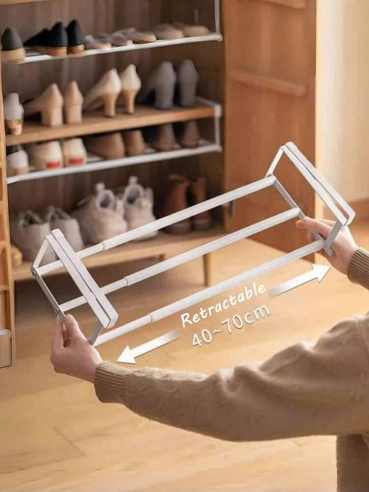 Retractable Shoe Rack Organizer 👟✨