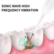 Electric Teeth Cleaner 2 in 1 Electric Teeth with Toothbrush Head