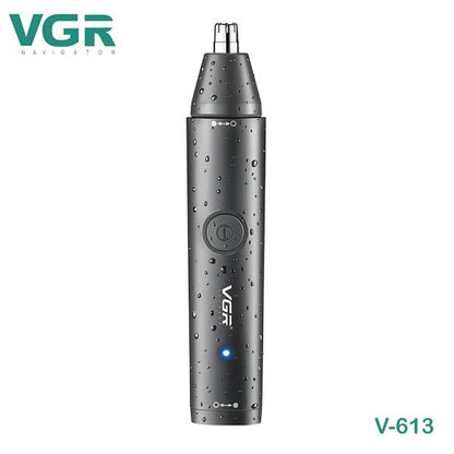 VGR V613 Ear, Nose & Eyebrow Trimmer – USB Rechargeable, Nose Clippers & Facial Grooming Tool
