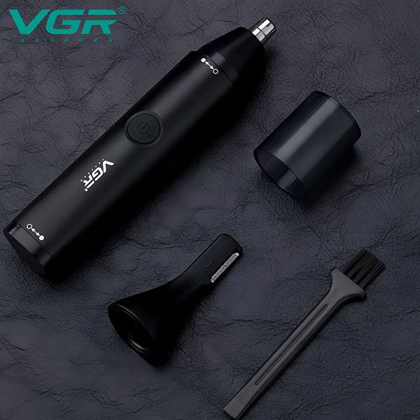 VGR V613 Ear, Nose & Eyebrow Trimmer – USB Rechargeable, Nose Clippers & Facial Grooming Tool