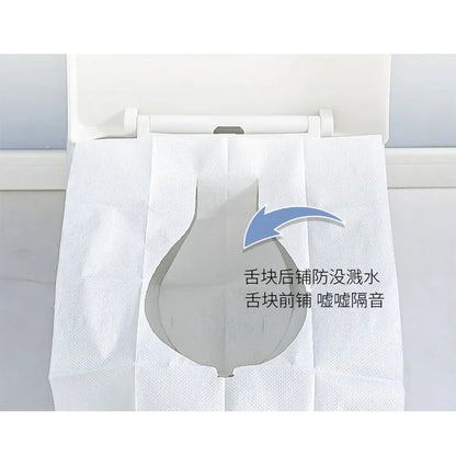 10 Pcs Disposable Anti-bacterial Toilet Paper