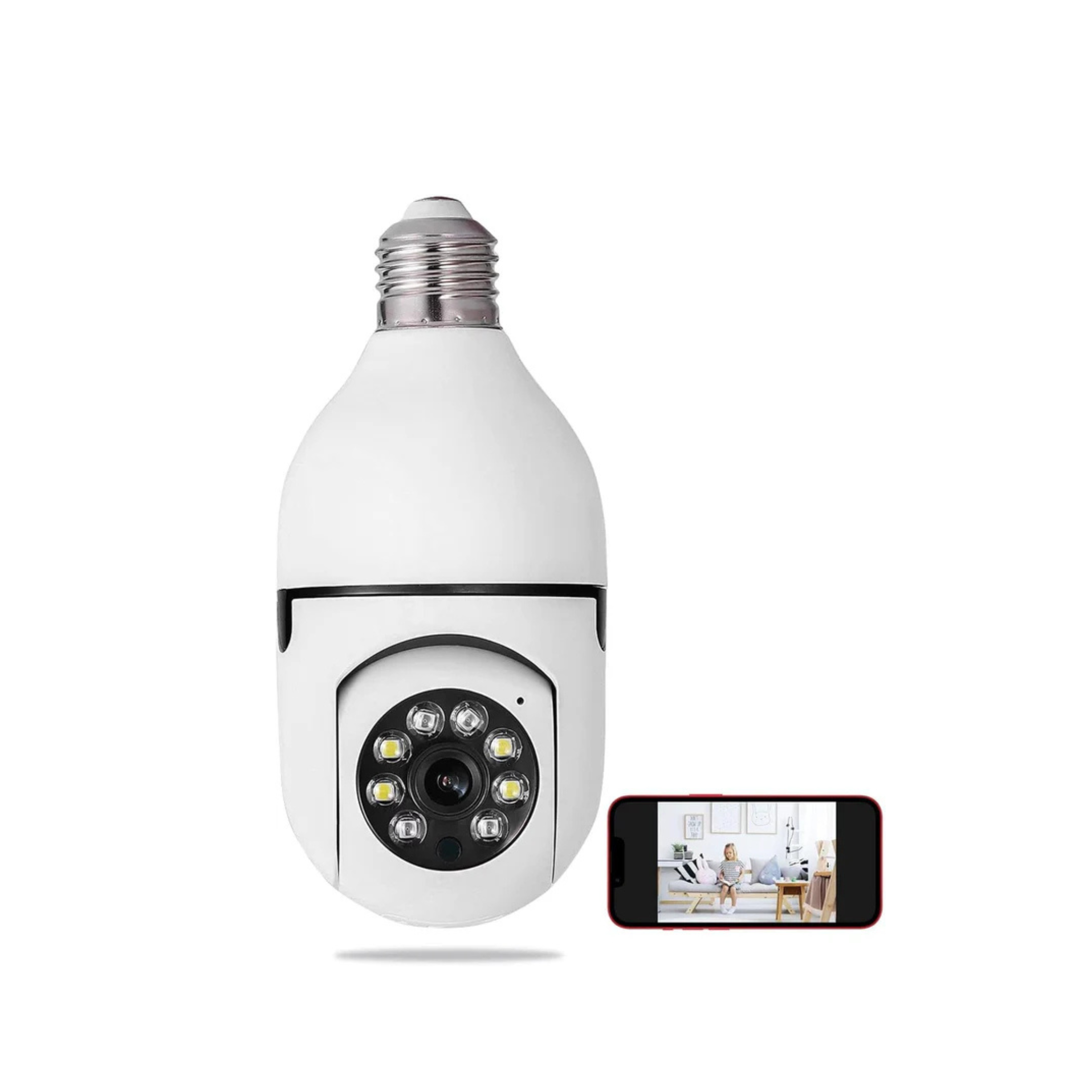 Dome Surveillance HD Night Vision Socket Camera – Matjarak.co