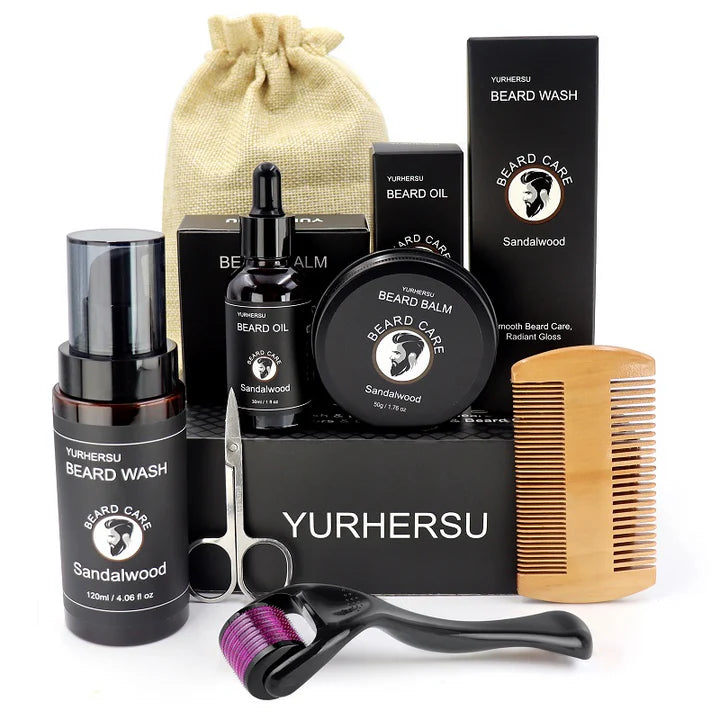 Beard Care Kit for Men Grooming 7 Piece