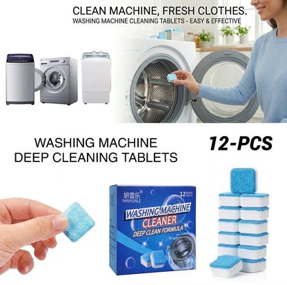 Washing Machine Cleaner Tablets – 12PCS 🧼✨