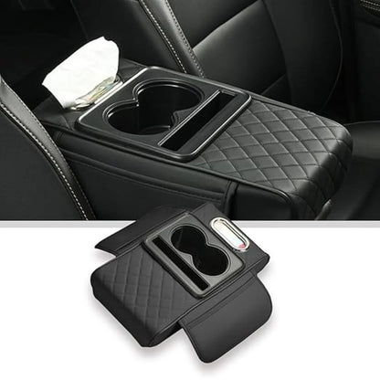 Car Seat Organizer with Cup Holder – Center Console Storage