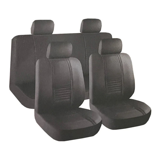 CAR SEAT COVER FRONT + REAR SEATS SYNTHETIC LEATHER PREMIUM CAR