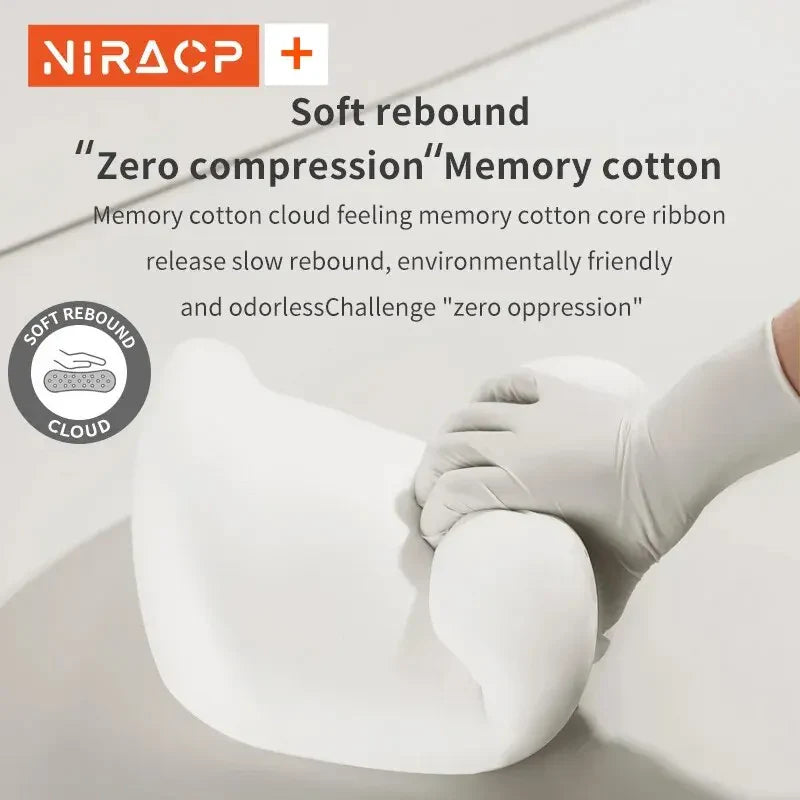 NIRA Car Headrest Car Pillow Set Neck Pillow Driver Main Lumbar Pillow Lumbar Pillow Car Seat Neck Pillow