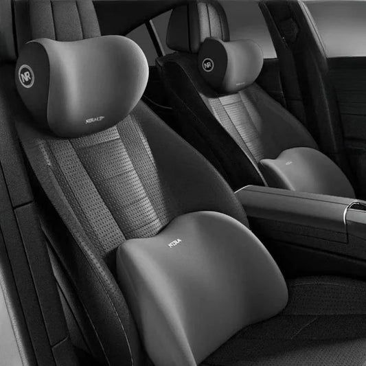 NIRA Car Headrest Car Pillow Set Neck Pillow Driver Main Lumbar Pillow Lumbar Pillow Car Seat Neck Pillow