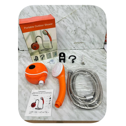 Portable Camping Shower – Rechargeable Digital Display Pump