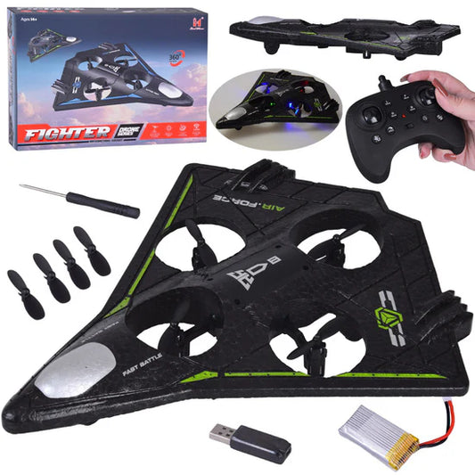 Remote Controlled Lightweight Drone with LED Effects