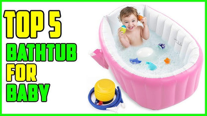 Portable Inflatable Baby Bathtub – Foldable Travel Bath Tub