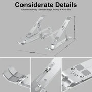 Great Quality Aluminum Adjustable Portable Laptop Stand
