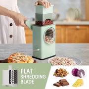 Multifunctional Rotary Vegetable Cutter 3 In 1 Shredder , slicer and grinder