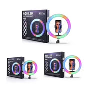 RGB Ring Light With 2.1 Meter Tripod