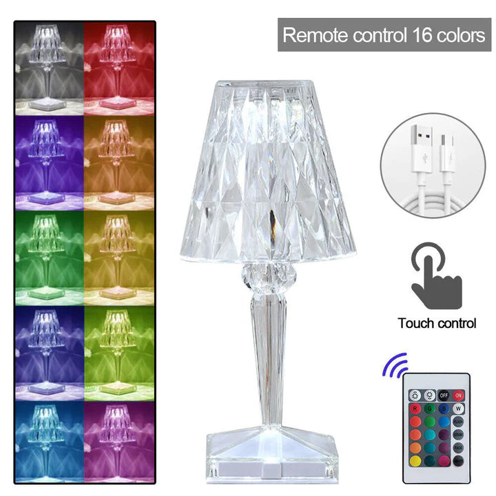 LED Diamond Crystal Magic Lamp