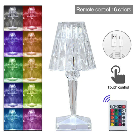 LED Diamond Crystal Magic Lamp