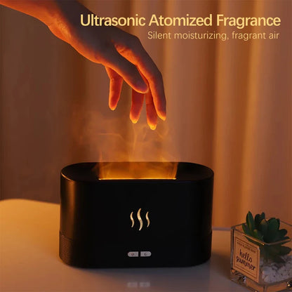 Colorful Flame Diffuser Humidifier