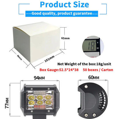 Red-Bblue Blaster LED Work Light