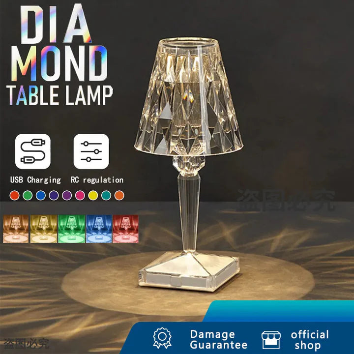LED Diamond Crystal Magic Lamp