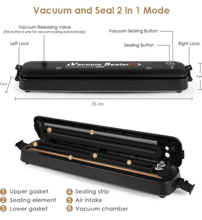 Electric Vacuum Sealer for Food Storage