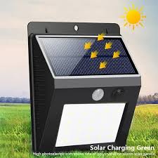 IP65 LED Garden solar Lamp with Motion Sensor