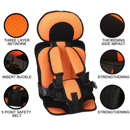Portable Baby Booster Car Seat – Lightweight Safety Design