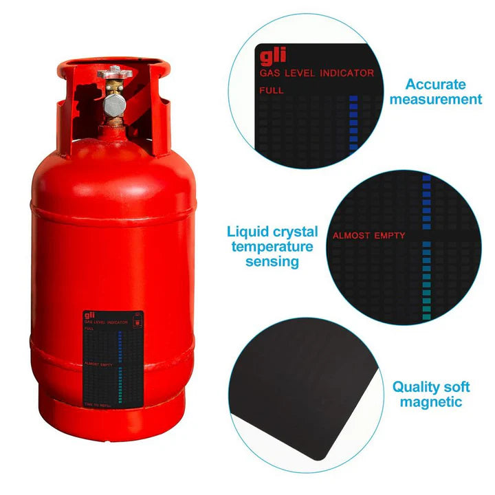 Sheets of Gas Bottle Level Indicator