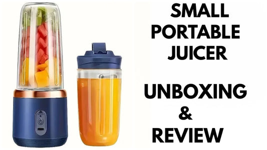 Portable USB Blender – 6 Blades, Rechargeable Smoothie Maker 🔵🥤