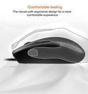 MEETION MT-C100 USB WIRED KEYBOARD AND MOUSE COMBO KIT FOR COMPUTER - BLACK