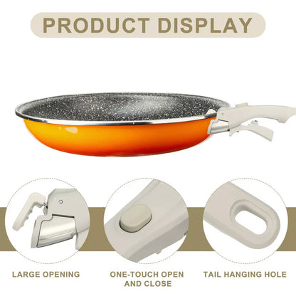 Detachable and Removable Handle for Cookware