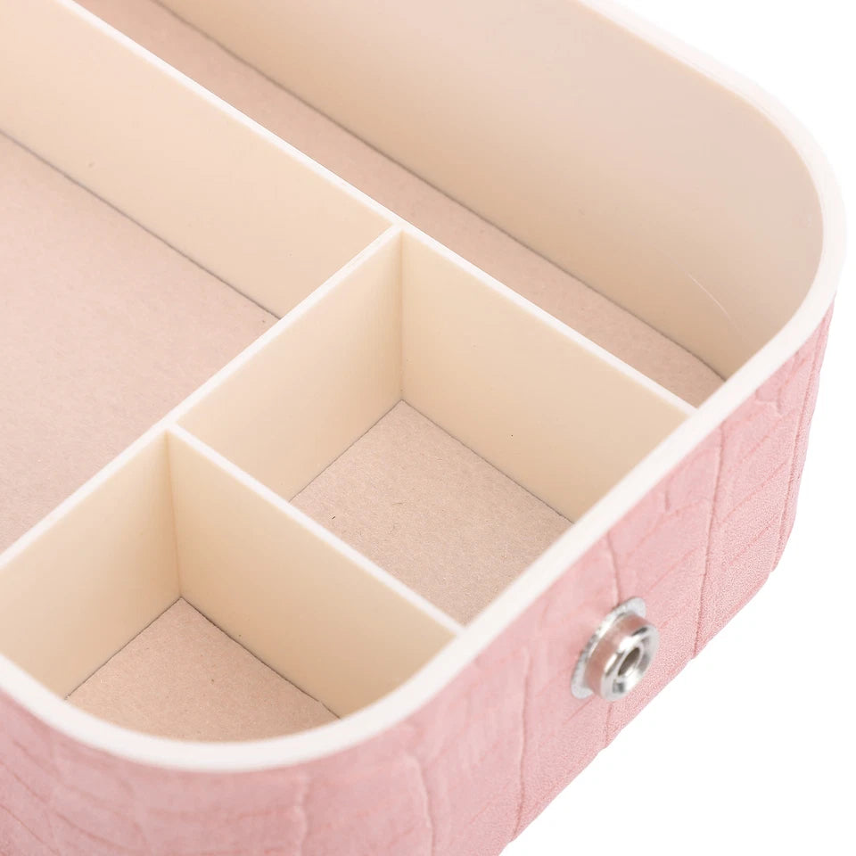 LED Makeup Case with Mirror – Portable Organizer