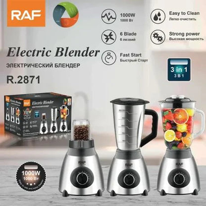 RAF 3 in 1 1000w Electric Blender R2871