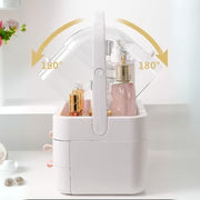 Dustproof Makeup Organizer with 3 Drawers – Waterproof Cosmetic Storage Box