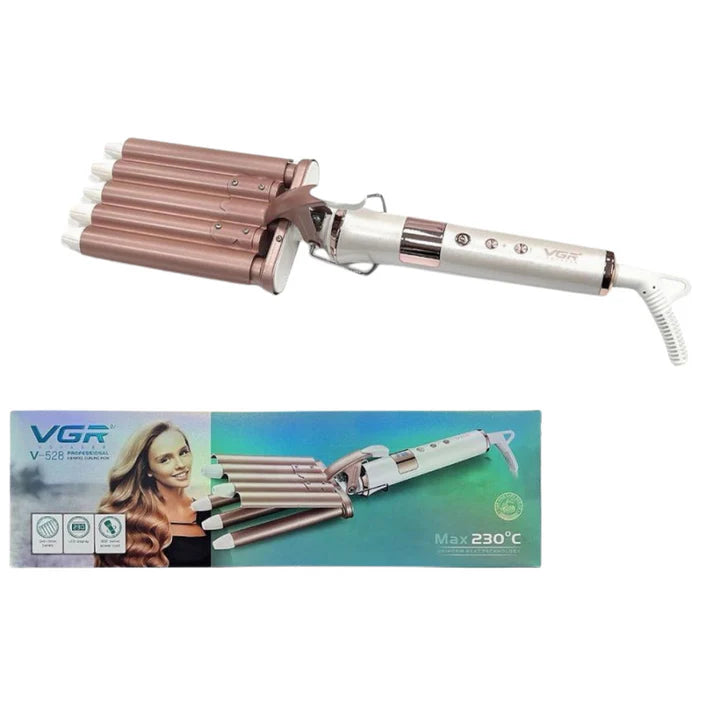 66W 230°C 5 Barrel Hair Curling Iron with LED Display & Adjustable Temperature V52866W 230°C 5 Barrel Hair Curling Iron with LED Display & Adjustable Temperature V528