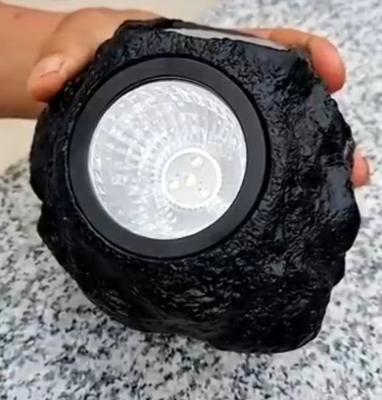 LED Solar Rock Lights – Set of 4 ☀️🪨✨