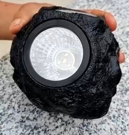 LED Solar Rock Lights – Set of 4 ☀️🪨✨