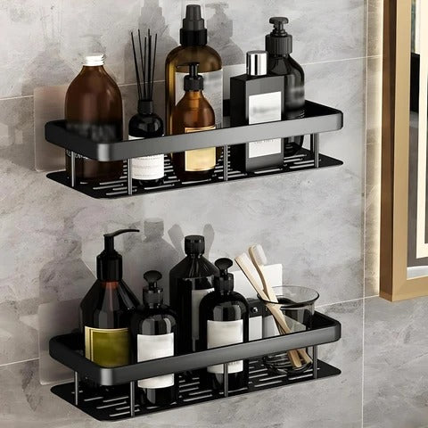 Aluminium Bathroom Shelf Self Adhesive for Wall Shelf Organizer