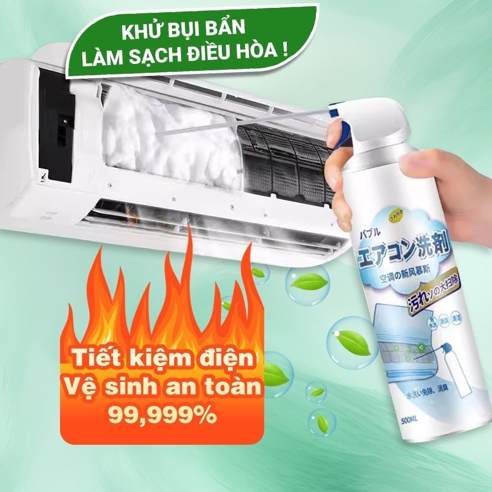 Air Conditioner Cleaning Foam Spray – 500ML AC Cleaner