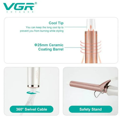 VGR Professional Hair Curling