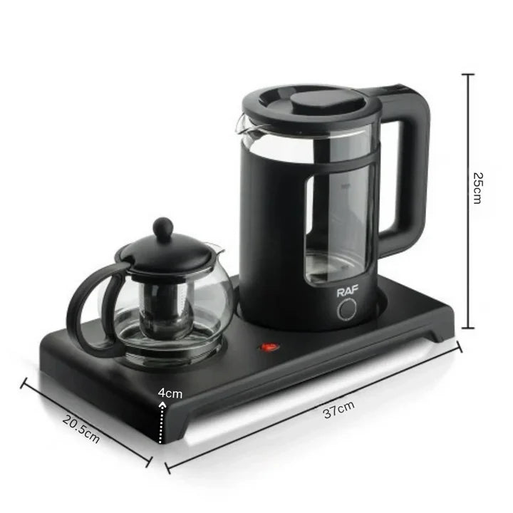 RAF Electric Kettle with Tea Brewing Pot